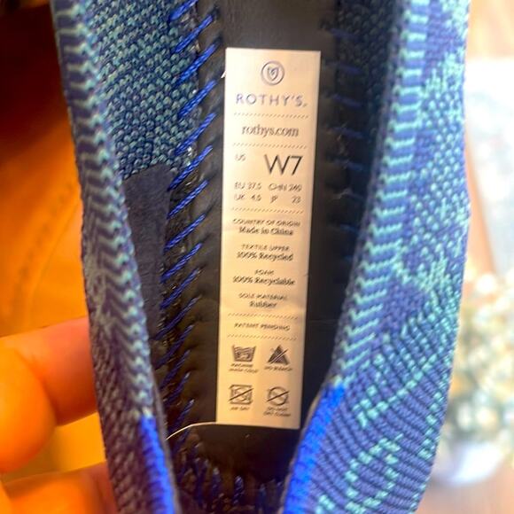 Rothy’s point emerald green snake size 7 woman’s flat shoes - Picture 6 of 12